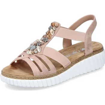 Dámské sandále Dámské sandály RIEKER 63249-32 růžová S5 37