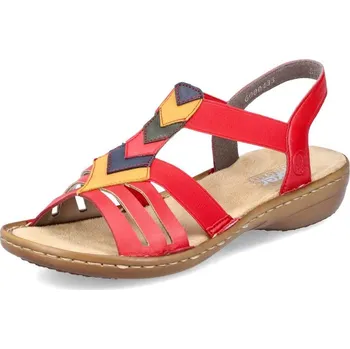 Dámské sandále Dámské sandály RIEKER 60804-33 červená S5 41
