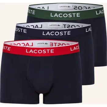 Boxerky Lacoste Pánské Boxerky, 3 Kusy V Balení, tmavě modrá, 56