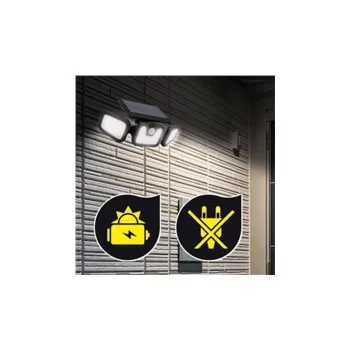 Venkovní osvětlení Mediashop M33362 Panta TrioSolar vysoce výkonné venkovní solární světlo