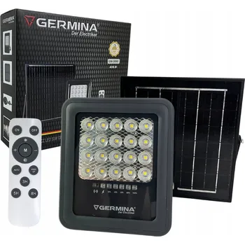 GERMINA LED reflektor s solárním panelem 50W IP65 400lm 5000K GW-0080