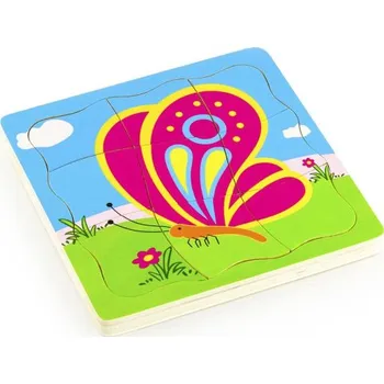 Puzzle Dřevěné puzzle Viga Jak roste motýlek