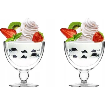 Sklenice VIALLI DESIGN POHÁRY NA ZMRZLINU NA DEZERTY 250 ml 2ks