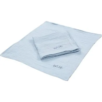 Přebalování enie baby Mušelínové plenky 30x30cm světle modré - 2ks
