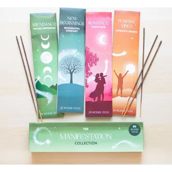 Vonná tyčinka Set vonných tyčinek Manifest - 80 ks, 4 manifestační vůně