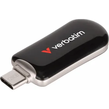 USB flash disk Verbatim Plectra Black 128GB USB-C Flash Drive 30225