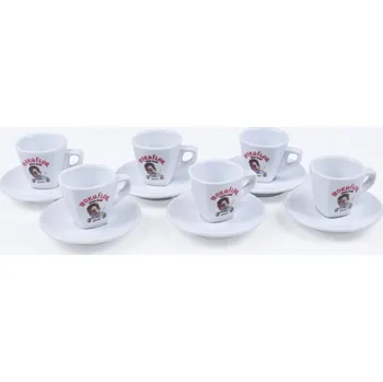 Mokaflor Hrníčky Caffé Moretto - ESPRESSO (6ks) K91011