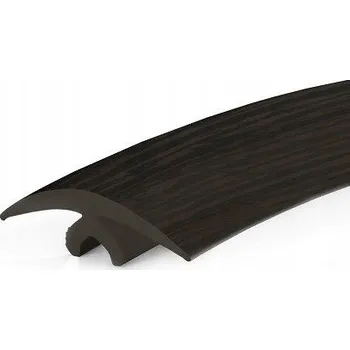 Stavební profil Prahová dilatační lišta ohebná pro oblouky FLEX 12m WENGE, Profil A