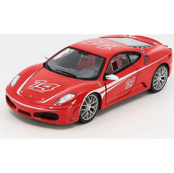 autíčko Edicola Ferrari F430 Challenge N14 2006 1:24 - časopis s modelem Ferrari F430 - kovový model auta 1/24