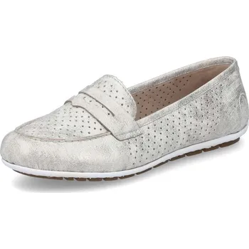 Dámské mokasíny Dámské mokasíny RIEKER 46887-60 zlatá S4 42