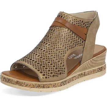 Dámské sandále Rieker Dámské sandály REMONTE D3075-90 zlatá S4 42