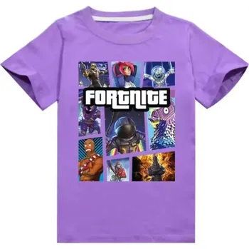 FORTNITE dětské tričko s krátkým rukávem Barva: Fialová, Velikost: 120