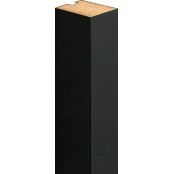 Obraz Lamely – ozdobná lišta na zeď, černá D