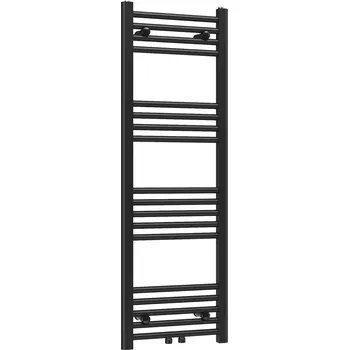 Radiátor Erga Simple, topné těleso 1200x400 mm, 412 W, černá, ERG-LAV-SIMP-12040-BK