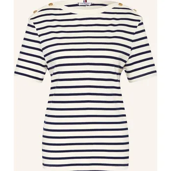 Dámské tričko Tommy Hilfiger Dámské Tričko, režná / tmavě modrá, 40