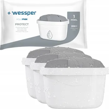 Filtrace vody Filtr Wessper aquamax PROTECT pro filtrační konvice Brita Dafi, náhradní, 3 kusy