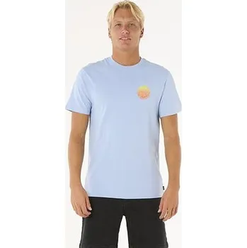 Pánské tričko tričko Rip Curl WETTIE PASSAGE ICON TEE Ice Blue velikost XXL