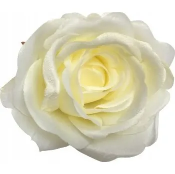 umělá květina UMĚLÉ KVĚTY růže bílá na dekorace kompozici kytice svátek pomník velká
