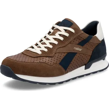 Pánské polobotky PÁNSKÉ POLOBOTKY RIEKER U0302-24 HNĚDÁ Barva: HNĚDÁ, Velikost: 41