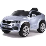 Mamido Elektrické autíčko BMW X6 M lakované stříbrné