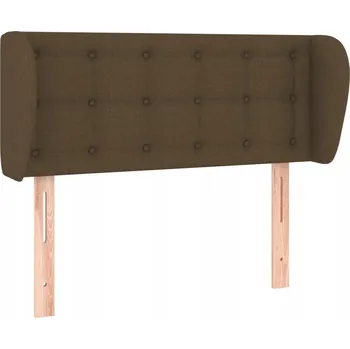 Čelo postele s ouškami tmavě hnědé 83x23x78/88 cm