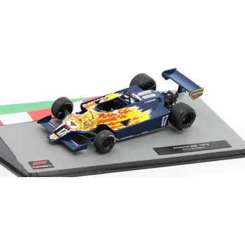 autíčko Shadow DN9 #17 1979 J. Lammers - 1:43 časopis AutoModels s modelem Shadow DN9 #17 1979 J. Lammers - kovový model auta