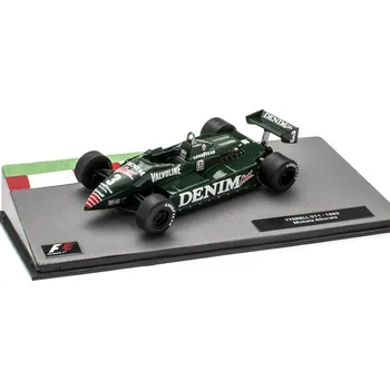 autíčko Centauria Tyrrell 011 #3 1982 Michele Alboreto 1:43 - Formula 1 Cars časopis s modelem Tyrrell 011 1982 no.3 M.Alboreto - kovový model auta