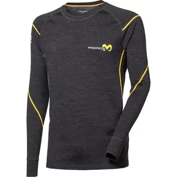 Pánské termoprádlo MW NDR pánské merino triko s dlouhým rukávem PROGRESS