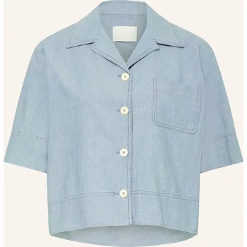 Dámská halenka Circolo 1901 Dámská Halenka V Džínovém Vzhledu, tmavě modrá, 42