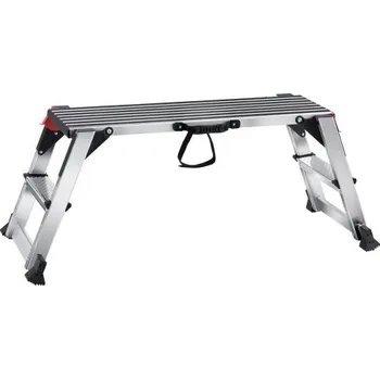 Žebřík Skládací pracovní plošina VEVOR, nosnost 660 lb, hliníkový žebřík na sádrokarton, pracovní stůl pro těžký provoz s protiskluzovými nožičkami, ideální pro mytí vozidel, čištění, lakování, zdobení