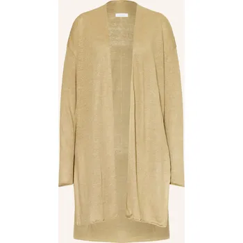 Dámský svetr Darling Harbour Dámský Úpletový Kardigan Ze Lnu, černošedá, 42