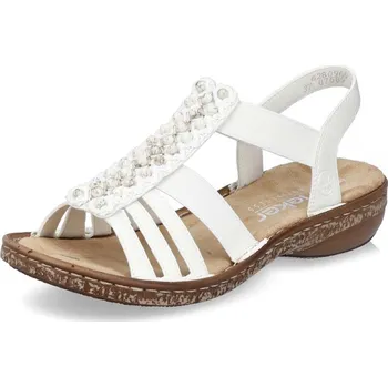 Dámské sandále Dámské sandály RIEKER 62809-60 béžová S5 42