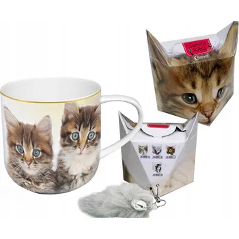 Hrnek Carmani Kočky porcelán 500 ml