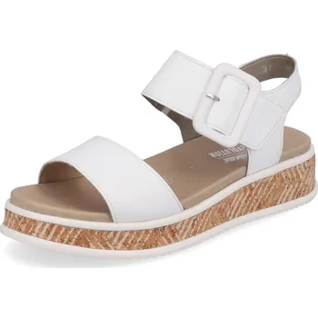 Dámská obuv Dámské sandály RIEKER REVOLUTION W0800-80 bílá S4 40