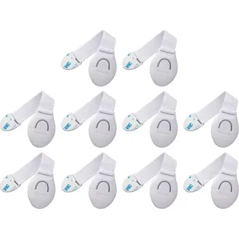 Dětská zábrana Bezpečnostní zámky na skříně a šuplíky 3-10 ks Balení: 10 ks