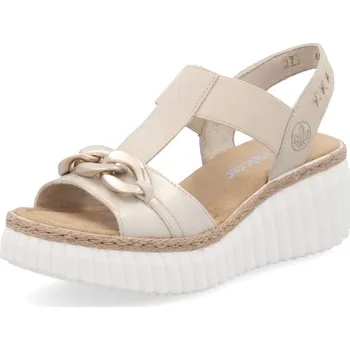 Dámské sandále Dámské sandály RIEKER 69158-60 béžová S5 42