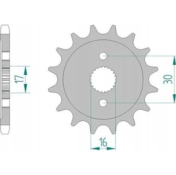 Nářadí na motocykly Přední pastorek Afam 14 zubů Honda CR 85 03-05