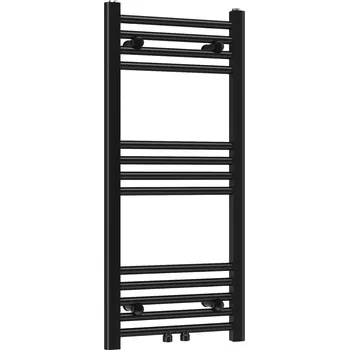 Radiátor Erga Simple, topné těleso 900x400 mm, 304 W, černá, ERG-LAV-SIMP-9040-BK