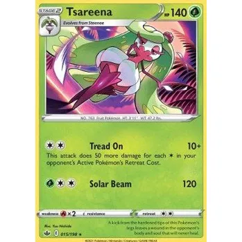 Volný čas Pokémon CRE 015/198 Tsareena - Chilling Reign Stav: Near Mint, Verze: NORMAL