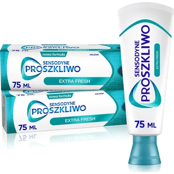 zubní pasta SENSODYNE PROSZKLIWO EXTRA FRESH ZUBNÍ PASTA PRO CITLIVÉ ZUBY 2X 75 ML