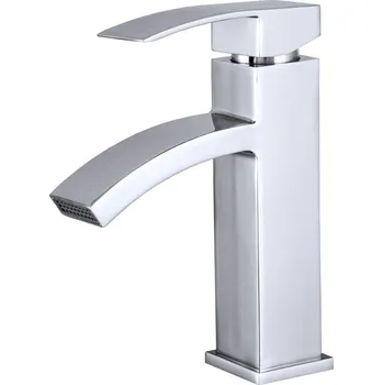 Vodovodní baterie Gamma Kaskada, vysoká umyvadlová baterie h-190, chromová, GMA-BKAU-CH