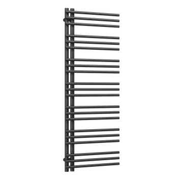 Radiátor Erga Aquatic, topné těleso 1400x500 mm, 577W, černá, ERG-LAV-AQUA-14050-BK