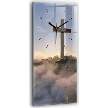 Hodiny Nástěnné hodiny SacroArte modré 30 cm