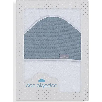 Deka s kapucí Interbaby 100 x 100 cm bílá