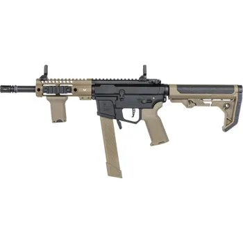 Airsoftová zbraň Specna Arms SA AR9 Light Ops (SA-PX01 PRIME™ Aster II ETU) s bezuhlíkovým motorem - Černá / písková