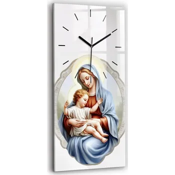 Hodiny Nástěnné hodiny SacroArte bílé 30 cm