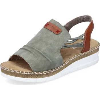 Dámské sandále Dámské sandály RIEKER V1261-52 zelená S5 43