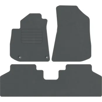 autokoberec Koberce Edecor velurové 3 ks