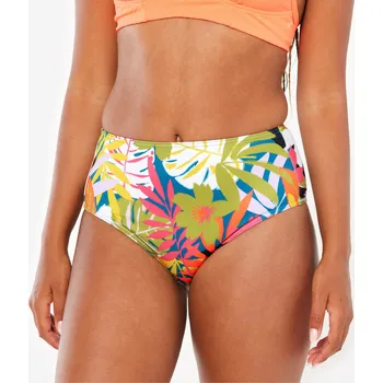 Dámské plavky OLAIAN Dámské plavky spodní díl s vysokým pasem Romi S ZELENÁ