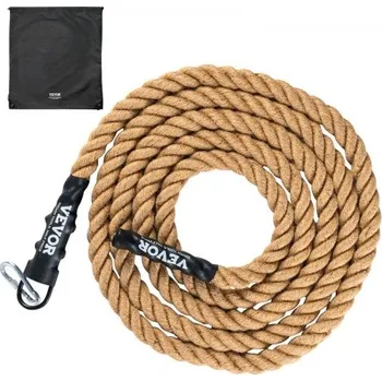 VEVOR 3,8 cm x 914,4 cm Šlano do posilovny, lano na posilování, domácí cvičení